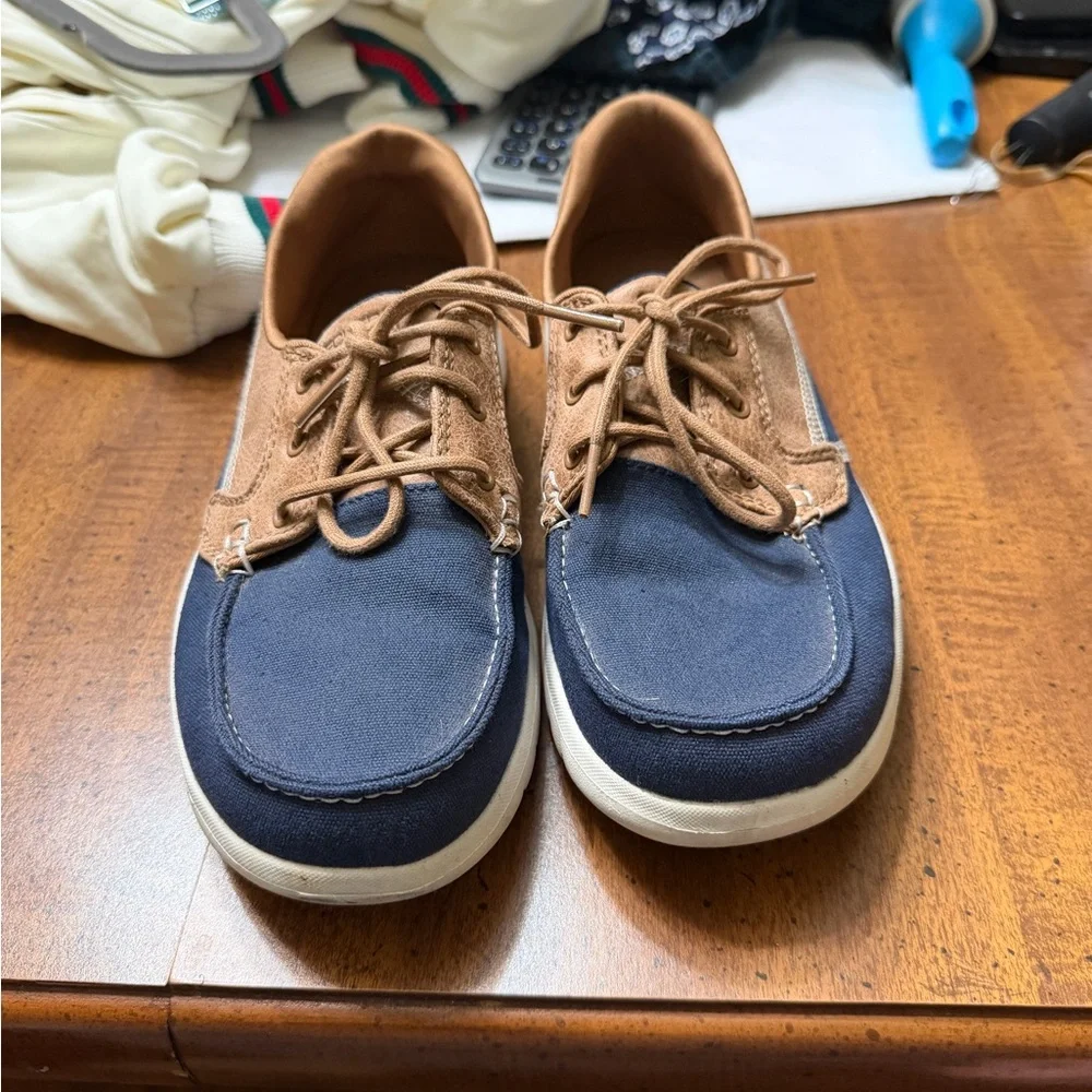 Sketchers Go Walk Goga Mat Womens Boat Shoes Slip On‎ Loafers Sz 8 Flex Comfort